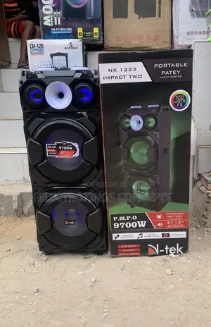 Powerfulbass Indoor Outdoor Party Speaker With Microphone