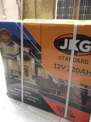 220ah 12v JKG Standard Solar Tubular Battery