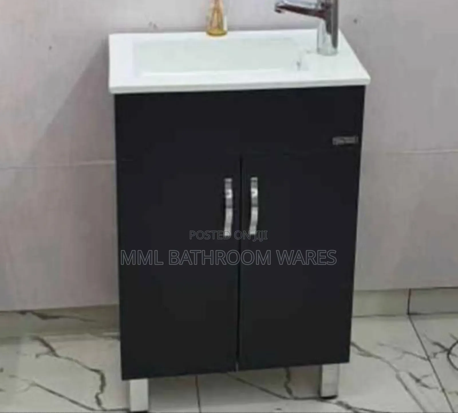 Black Cabinet Basin