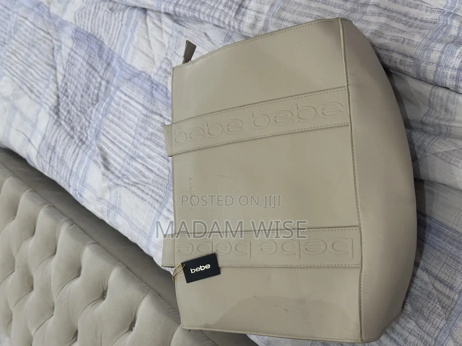 Bebe Leather Tote Bag