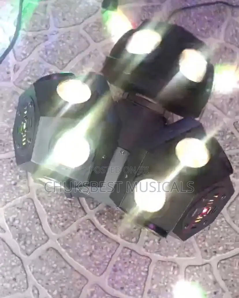 3 Moving Head 3watts by 18bulbs Led Mini Moving Light