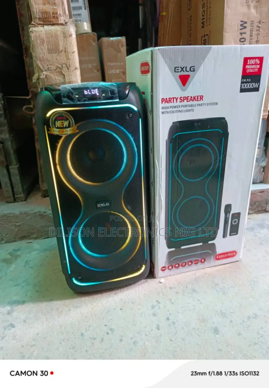 X Bass Exlg Rechargeable Party Speaker