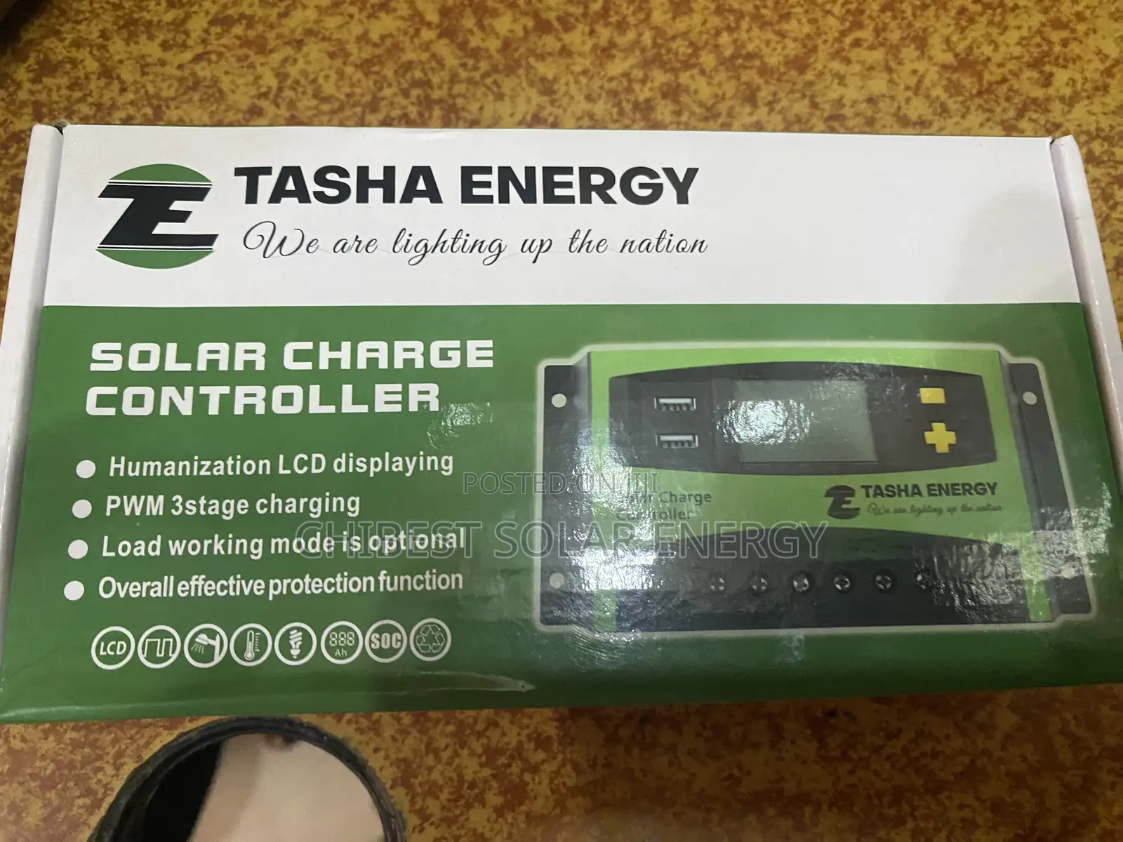 Tasha Energy Solar Charge Controller 40ah PWM