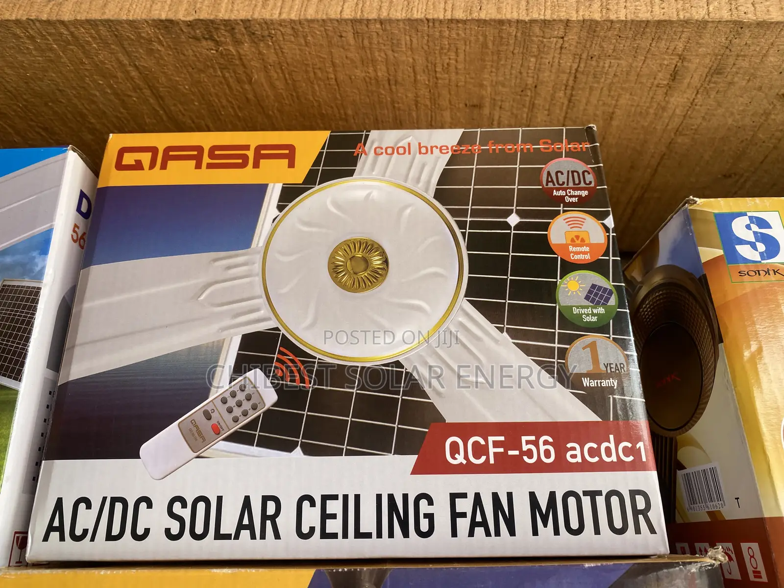 Gasa Ac/Dc Solar Ceiling Fan Motor
