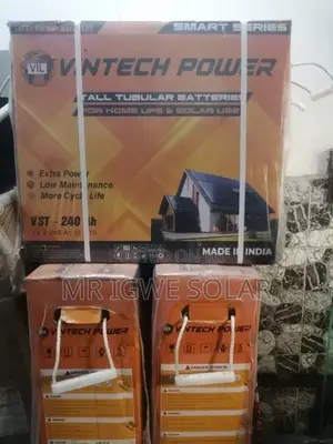 Vintech Tall Tubular Battery 240ah