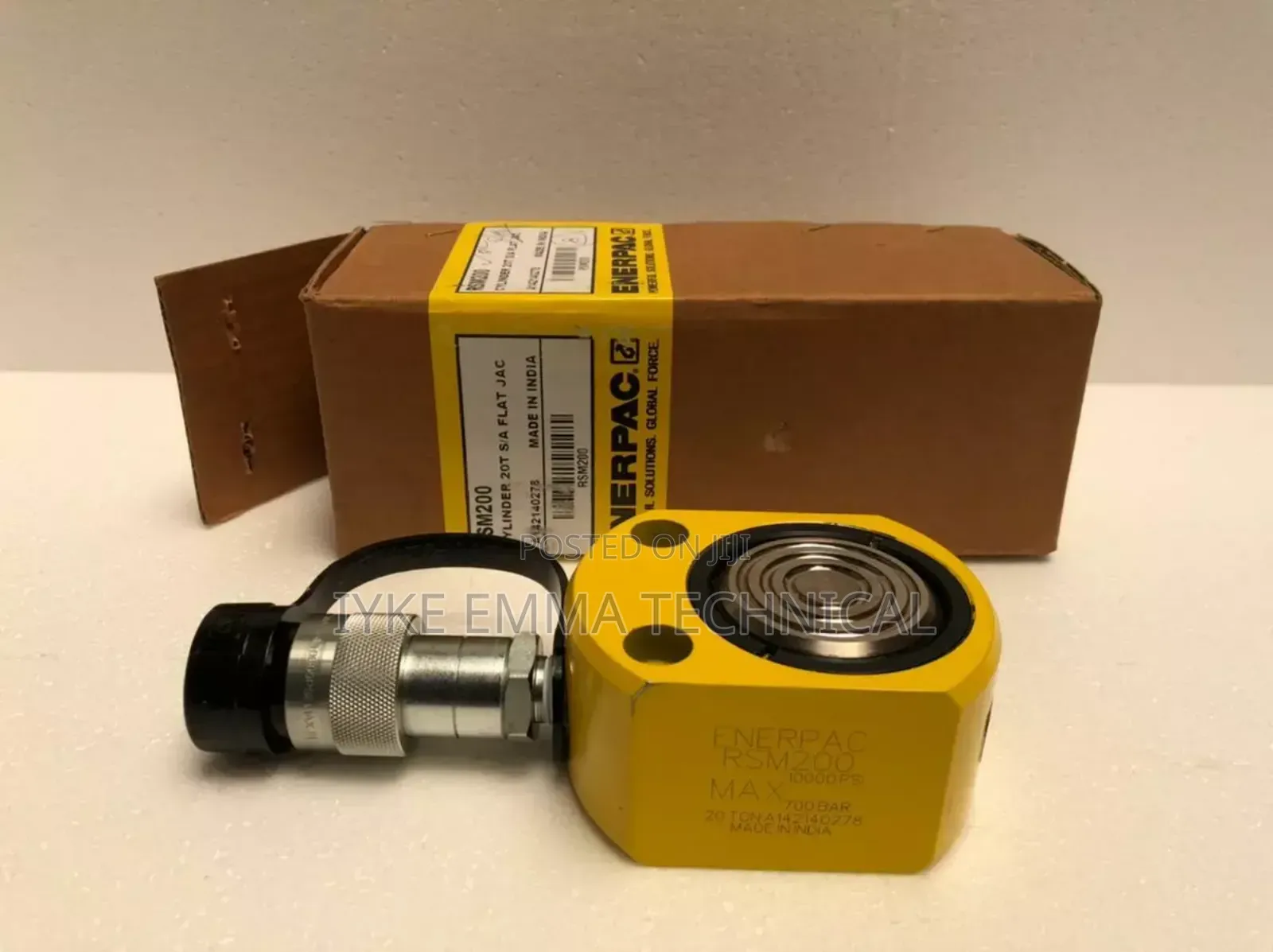 Enerpac Low Profile Hydraulic Cylinder Flat Jac 20 Tons