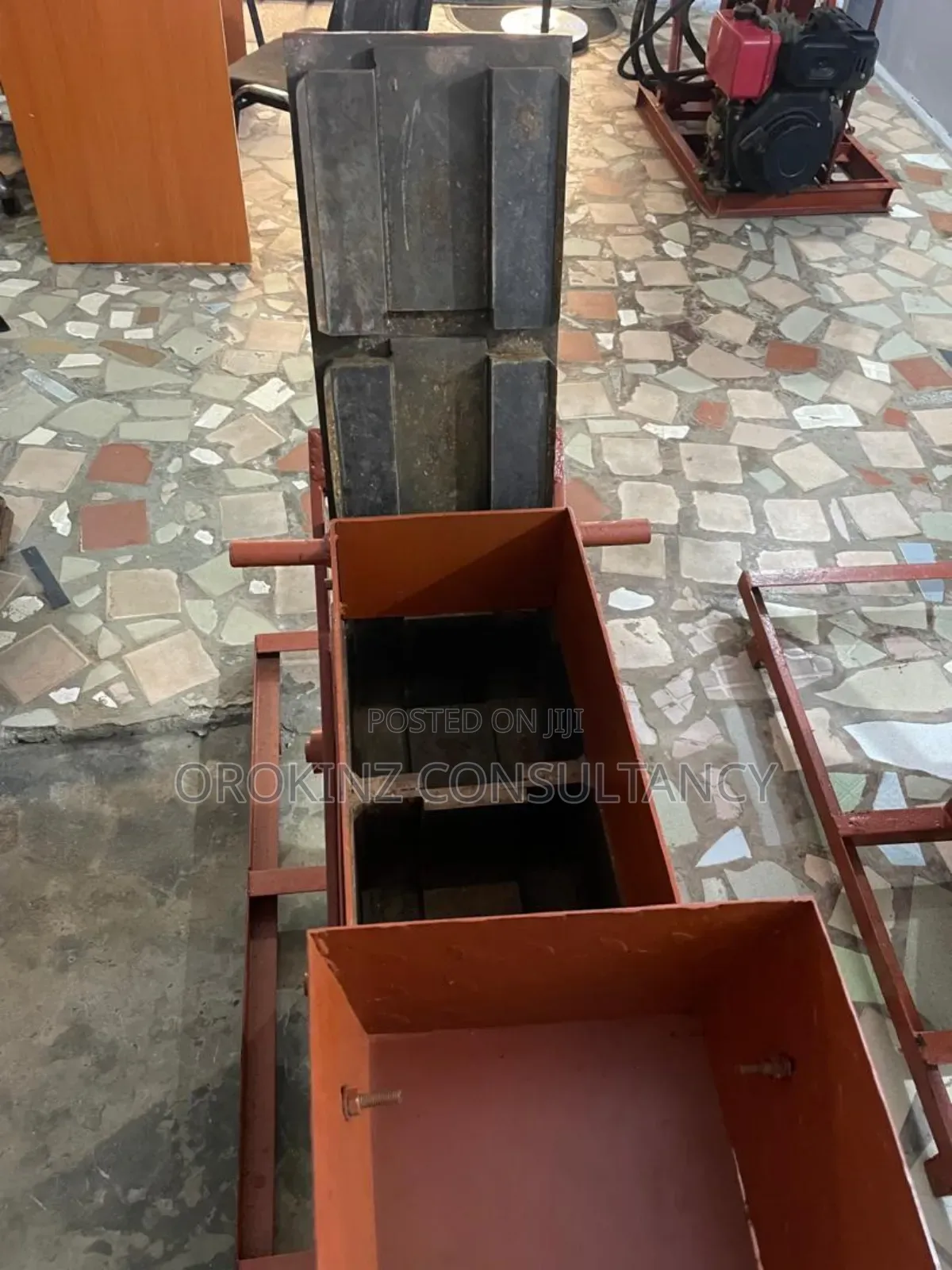 Double Special Manual No Mortar Interlocking Brick Machine