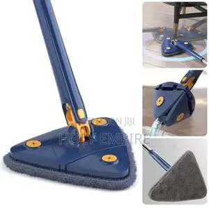 360 New Triangle Mop Rotatable Extendable Adjustable 110 Cm