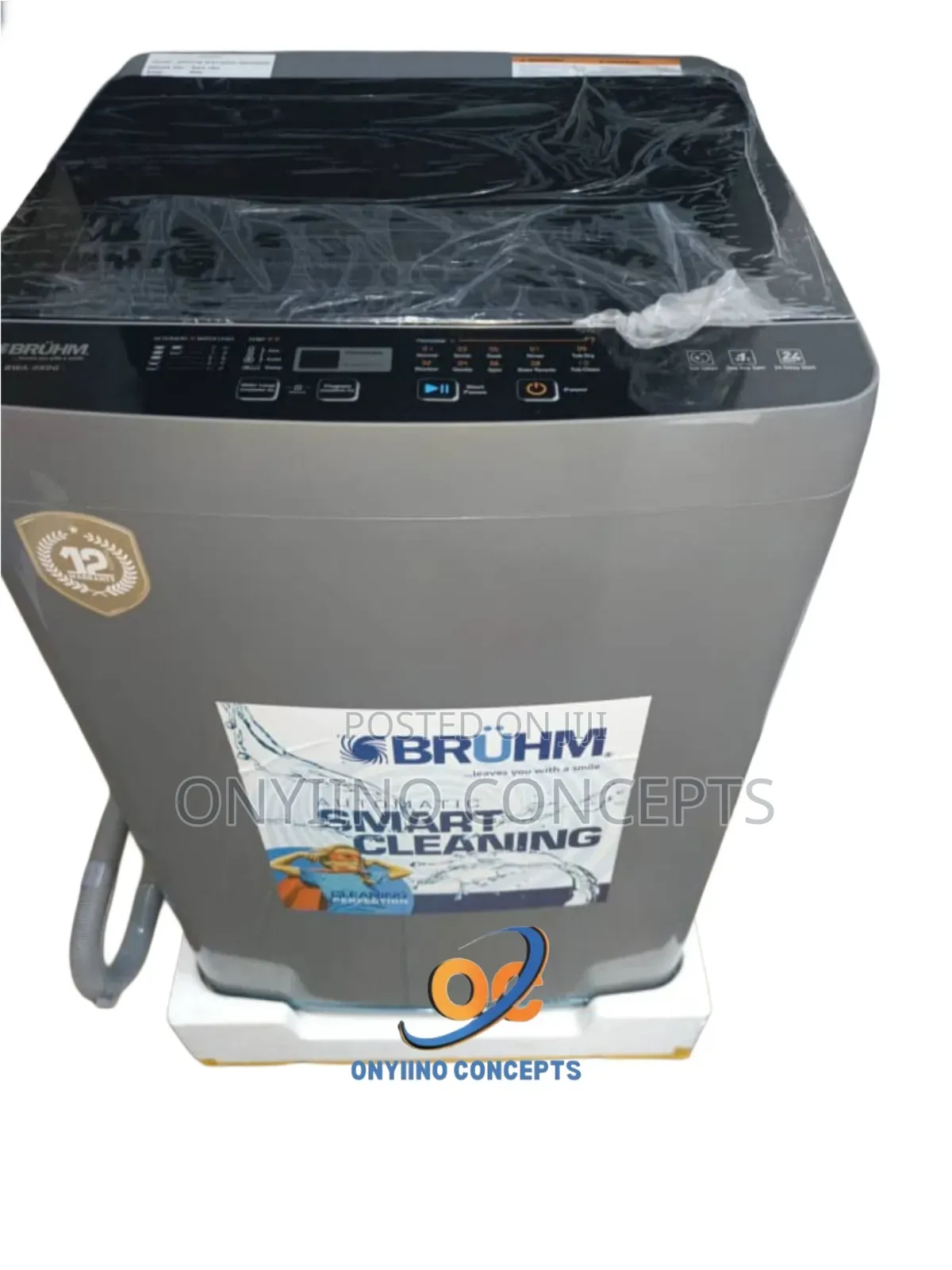 Bruhm Washing Machine 8kg
Automatic Top Loader