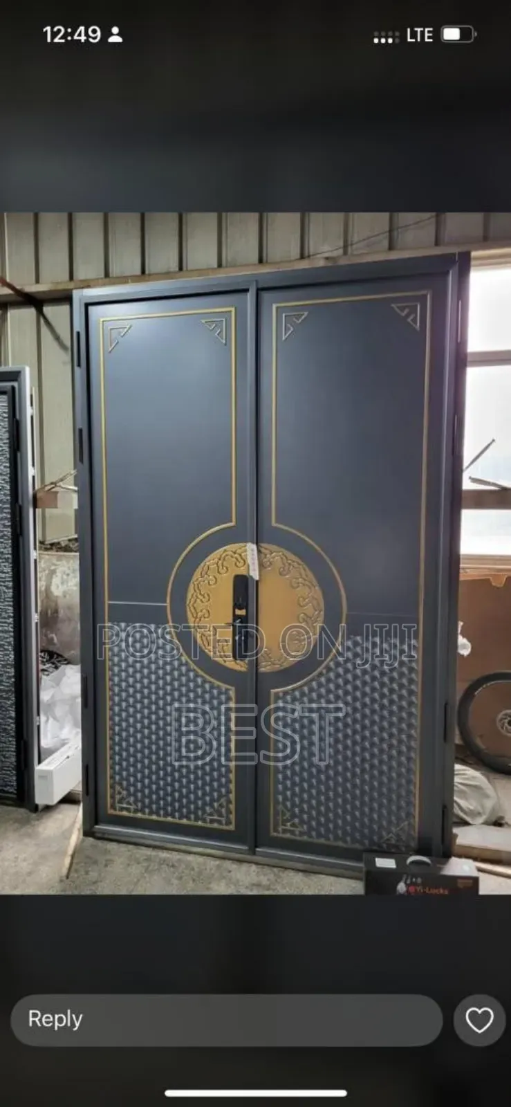 Bulletproof Copper Decorative Security Door