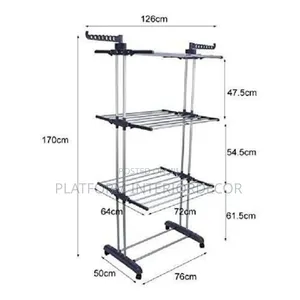 3 Layer Baby Cloth Dryer Rack Indoor/Outdoor Hanger