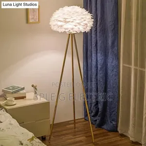 Luxury Feather Floor Lamp