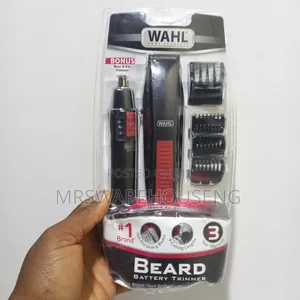 Wahl Nose Ear Body Beard Hair Wet/Dry Battery Blade Trimmer