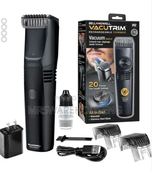 Vacutrim Cordless Mens Beard Trimmer, Rechargeable Shaver