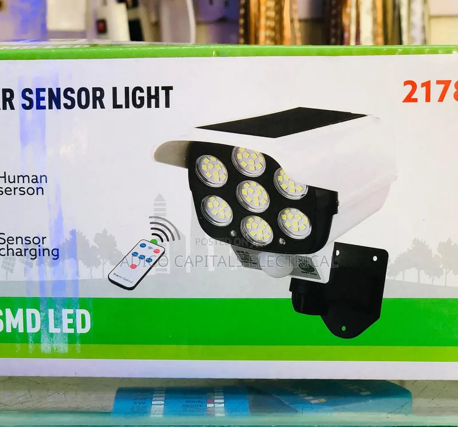 Smart Solar Security Light With Sensors