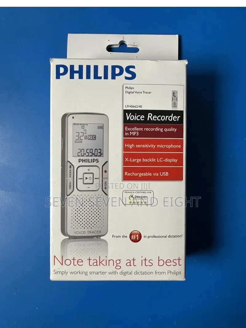 Philips Digital Voice Tracer Digital Mp3 Recorder