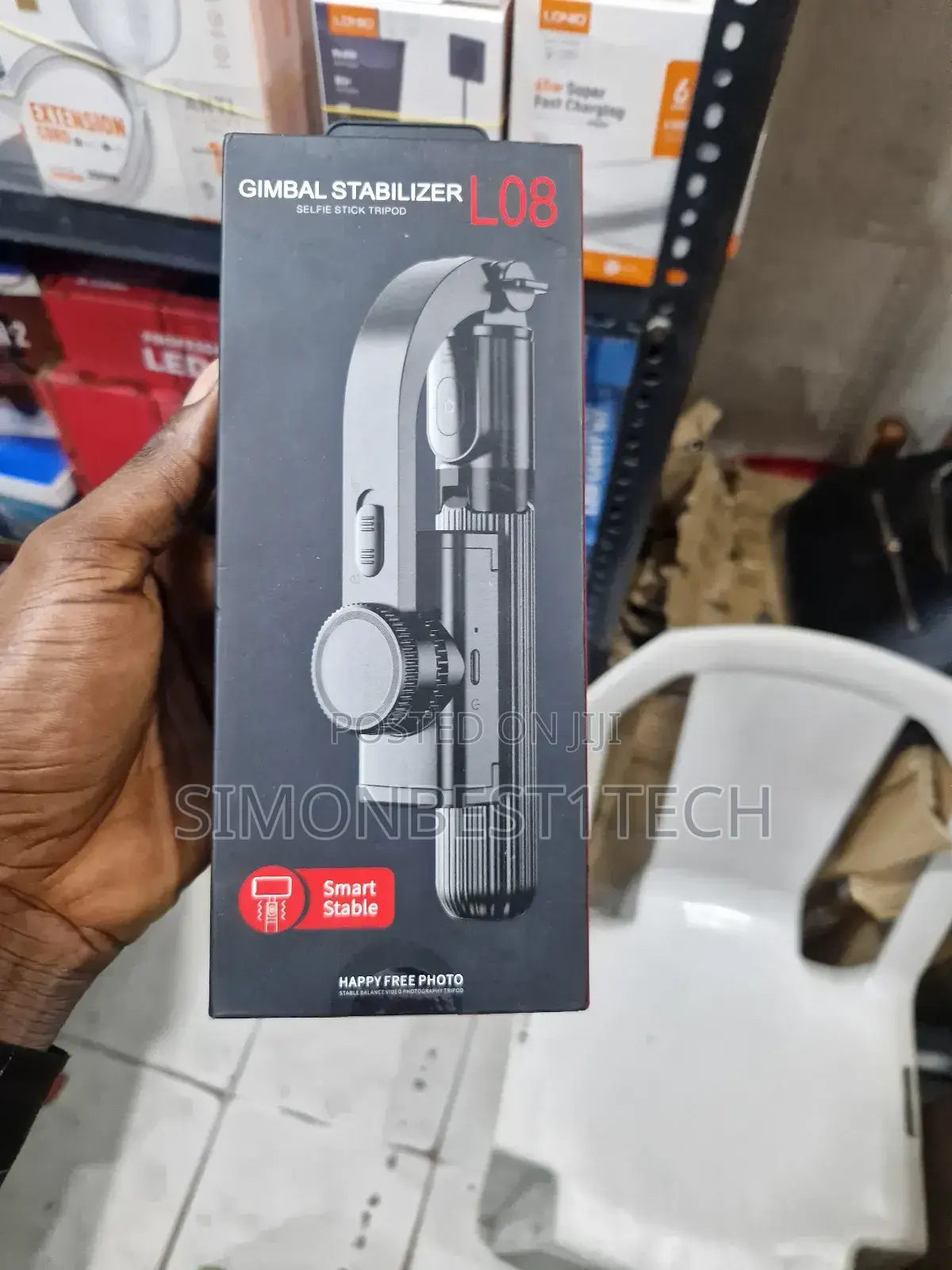 Gimbal Stabilizer Self Stick Tripod