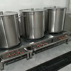 Double Phase Gas Stove / Double Gas Stock Pot Cooker Big Pot