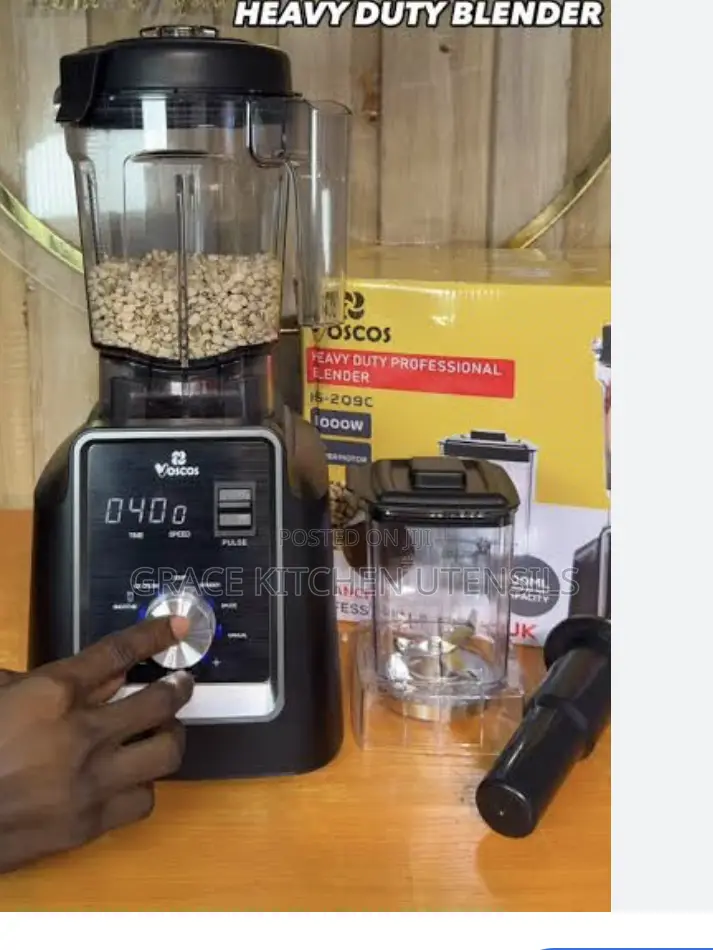 Vosco Heavy Duty 2.5litre 3000w Blender Dry Grinder Cup