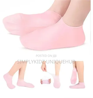 Silicone Moisturizing Socks - Pink