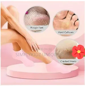 Silicone Moisturizing Socks - Pink