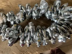Original 10mm Galvanized Steel Wire Rope Clip