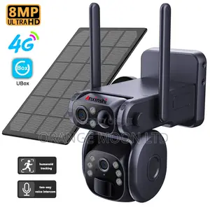 Ubox App Dual Lens 4g Wifi Solar Powered PTZ Camera