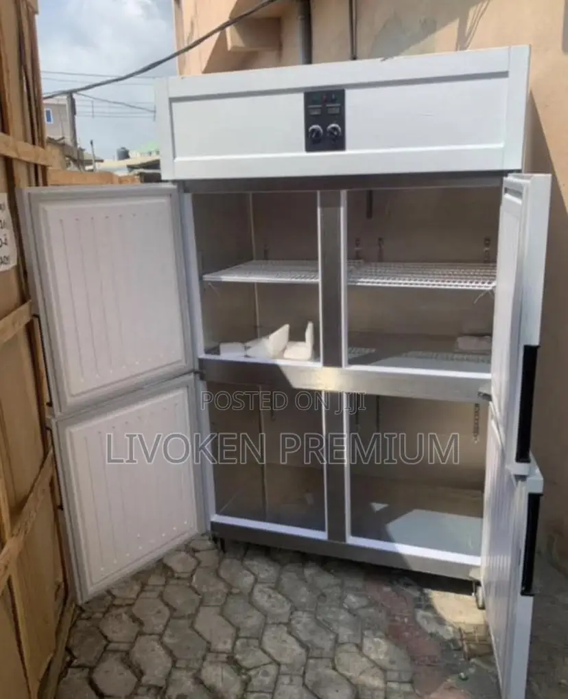 4 Door Stainless Freezer