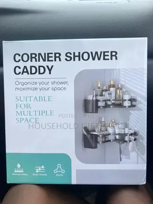 2 in 1 Bathroom Corner Rack