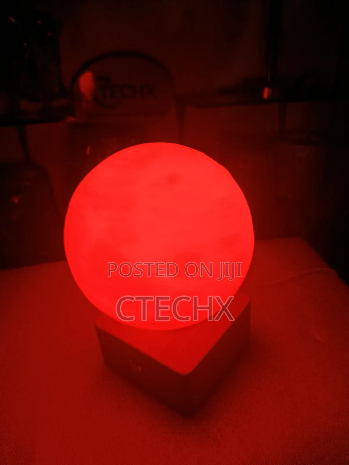 Moon Lamp, 3d Printing Spinning Moon Night Light 16 Colours