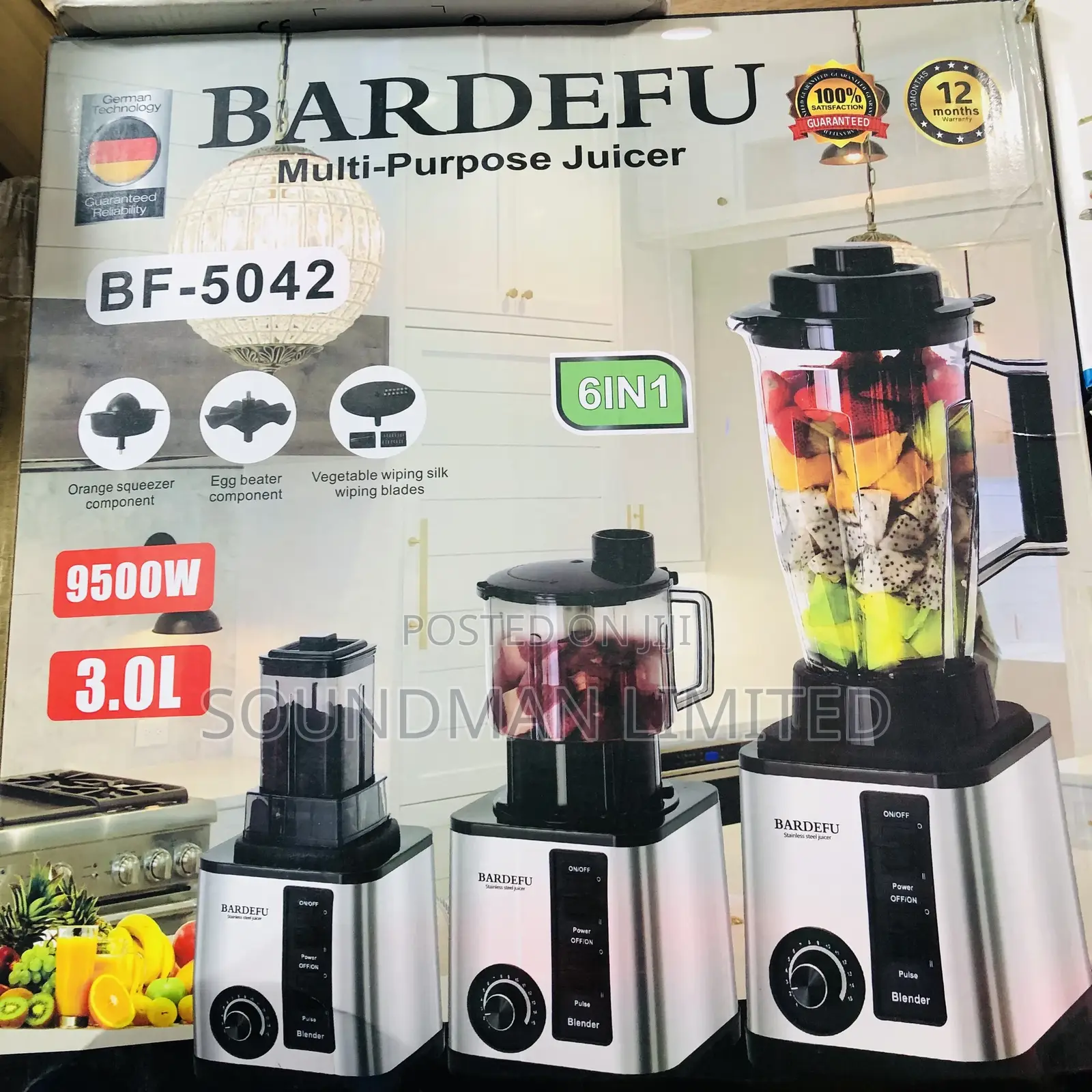 Bardefu Multi Purpose Blender 6 in 1