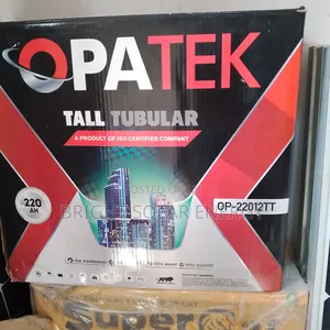 Opatek Solar Tubular Battery 220ah 12v