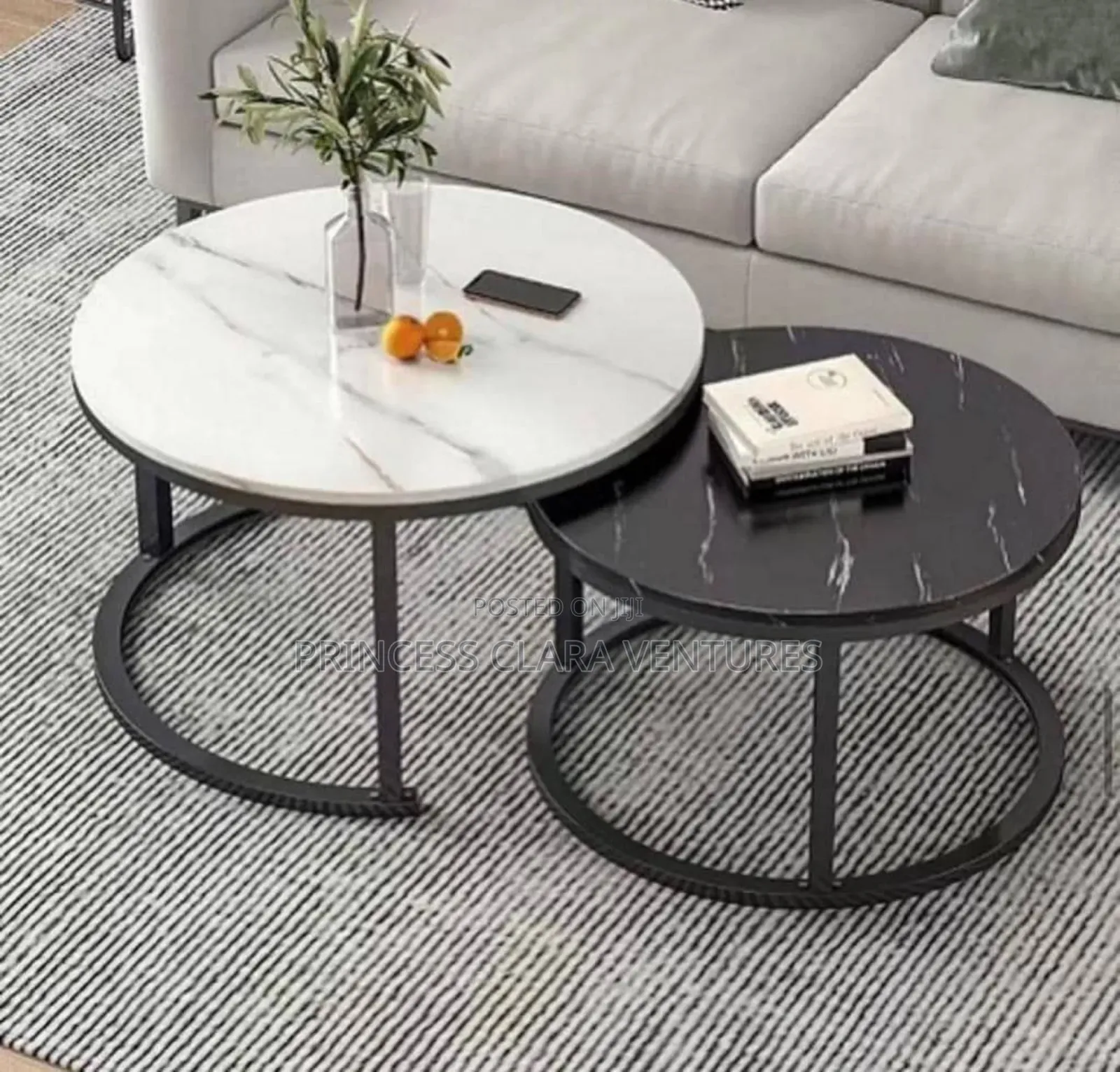 New Arrivals Quality Marble Top 2in1 Center Table
