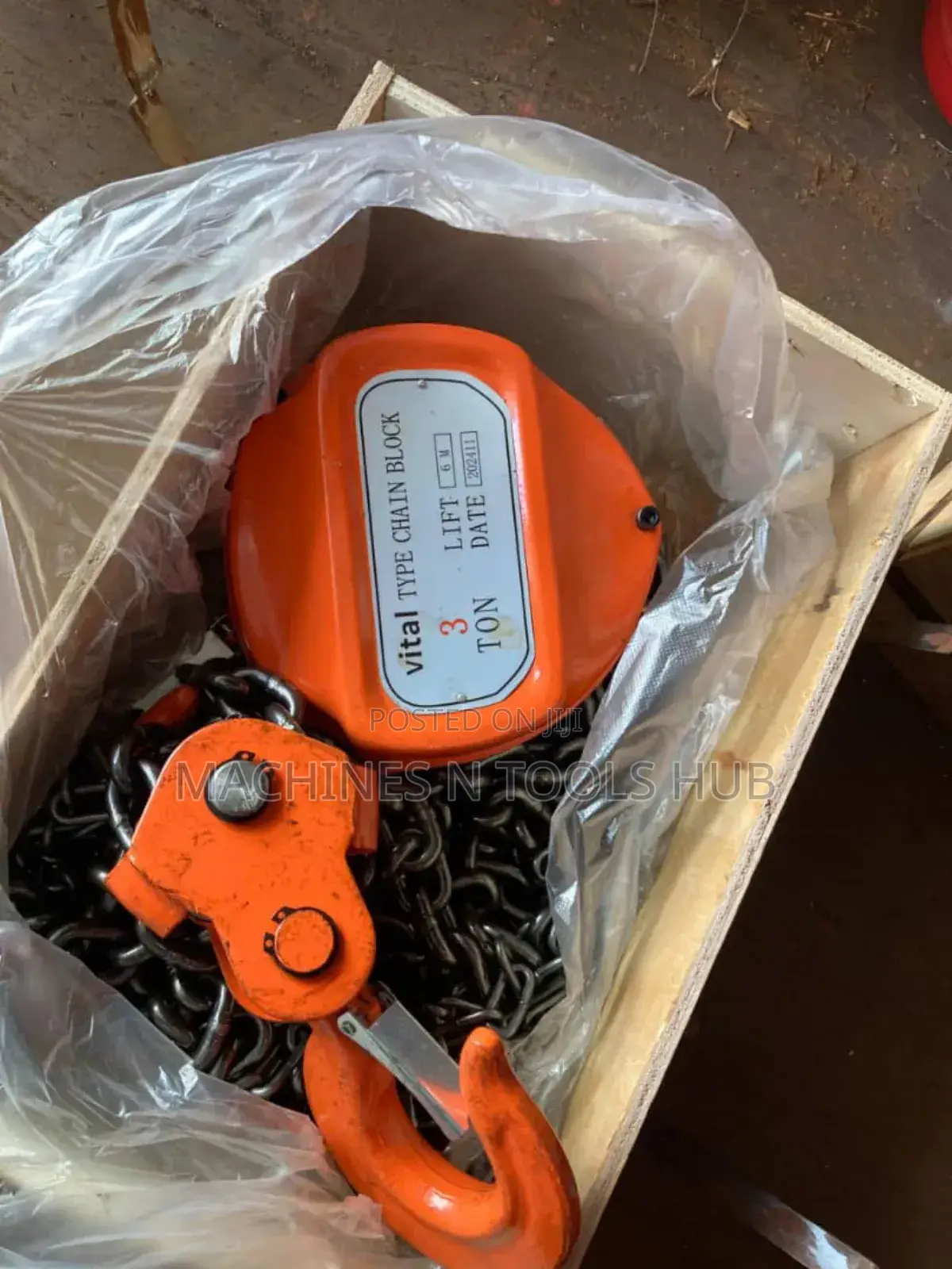Vital Type Chain Block 3tons 6meters