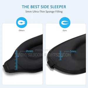 Usa Quelcc Sleep Mask, 2 Pack Silk Eye