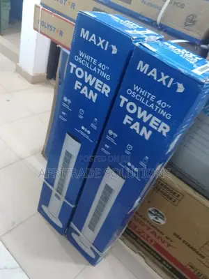 Maxi 40'' Tower Fan – Cool, Quiet, and Convenient