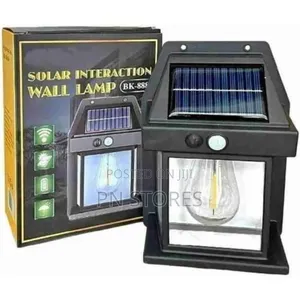 Single Face Solar Rechargeable Security Wall Light