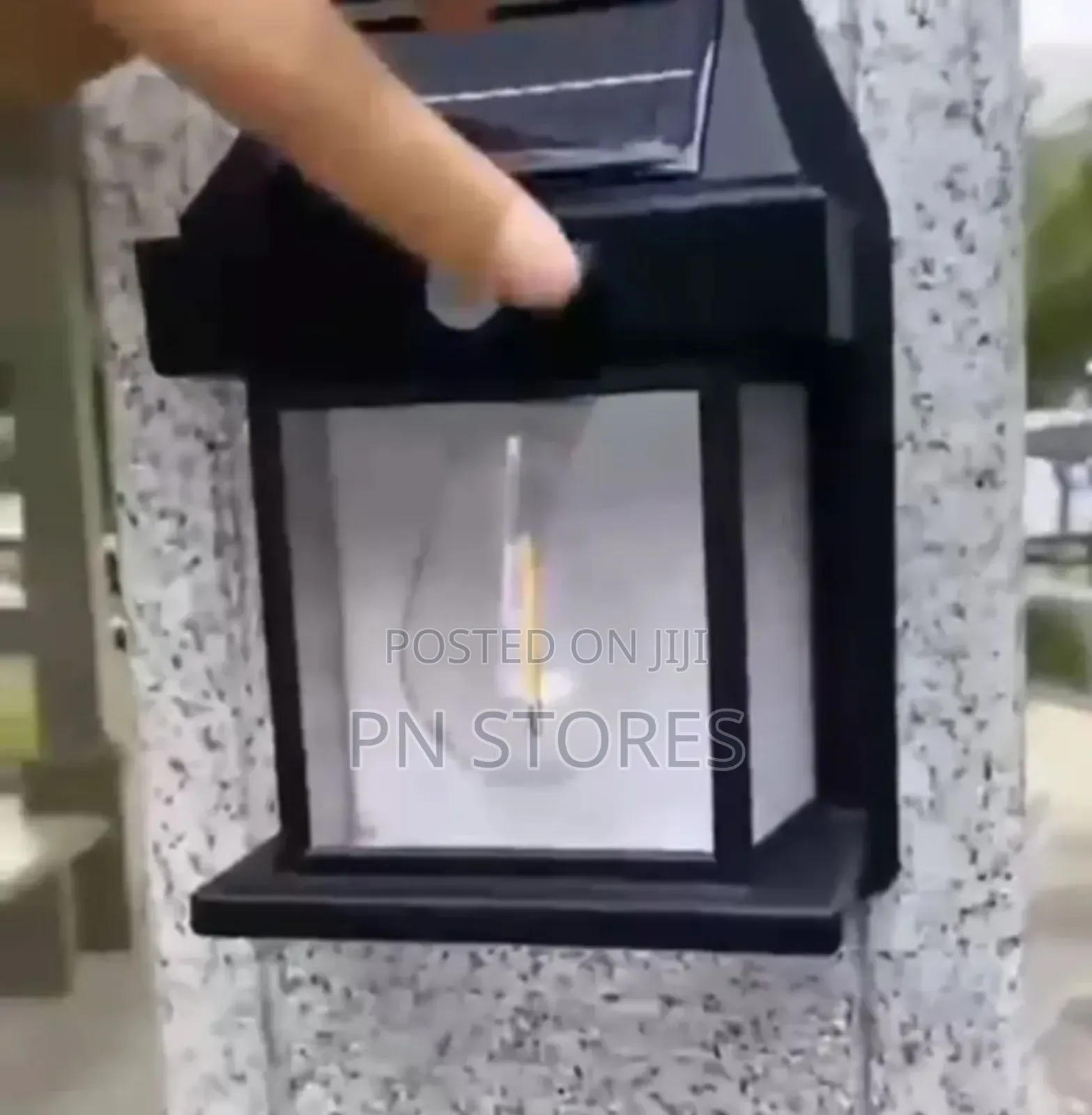 Single Face Solar Rechargeable Security Wall Light