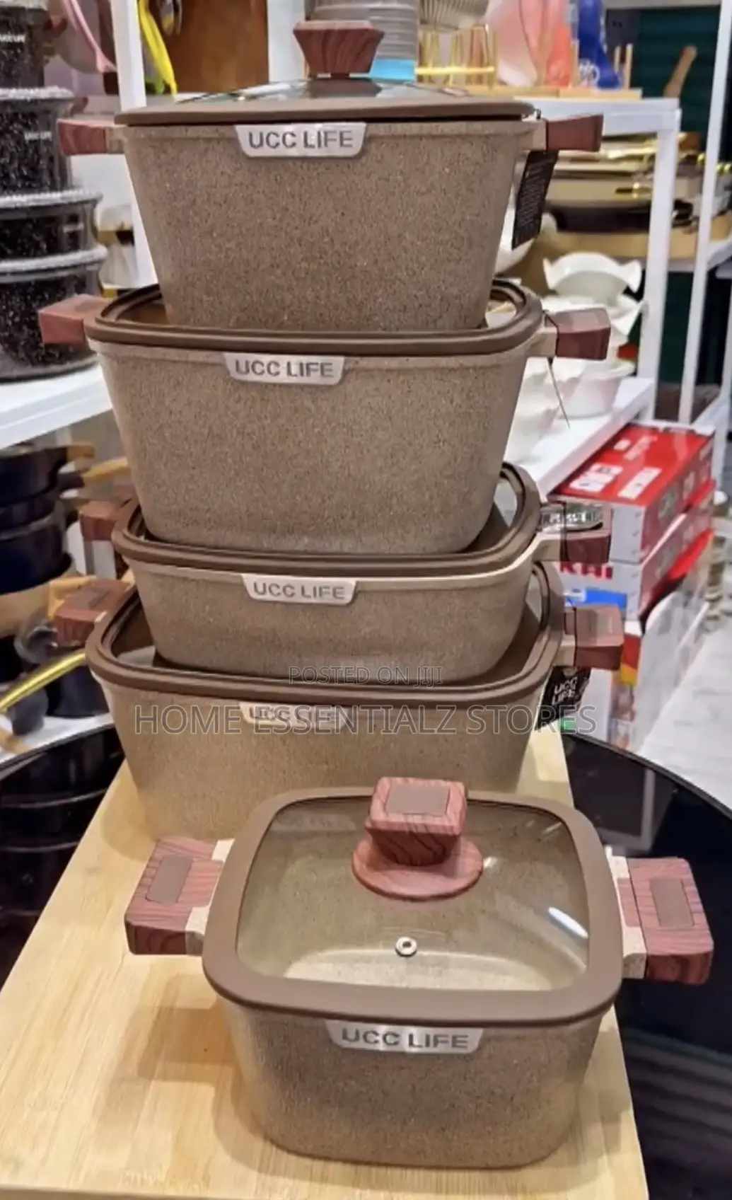 Black Cube Ucc Life Pots Set