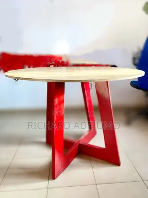Home Interior Round Table for Podcast/Dining
