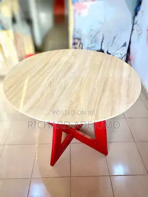 Home Interior Round Table for Podcast/Dining
