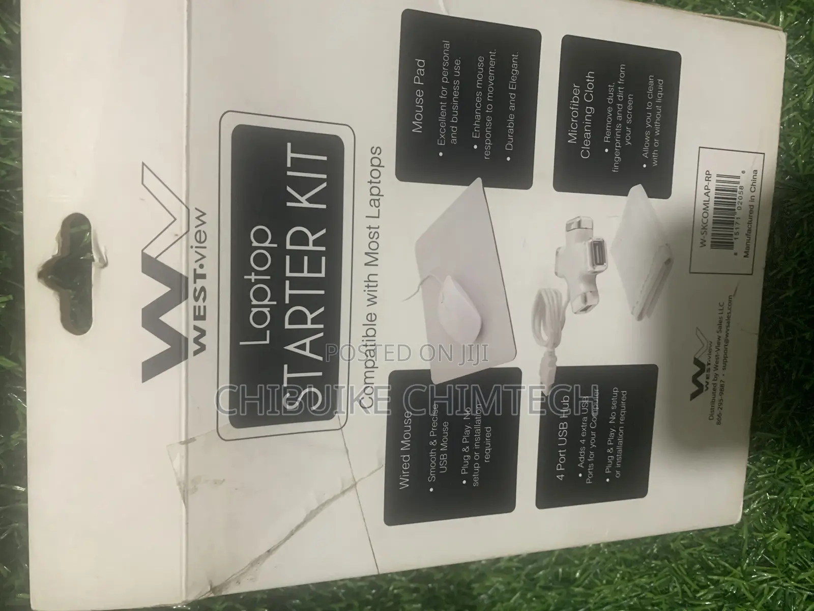 Starter Kit Includes Wired Mouse. Mouse Pad.4port Usb Hub