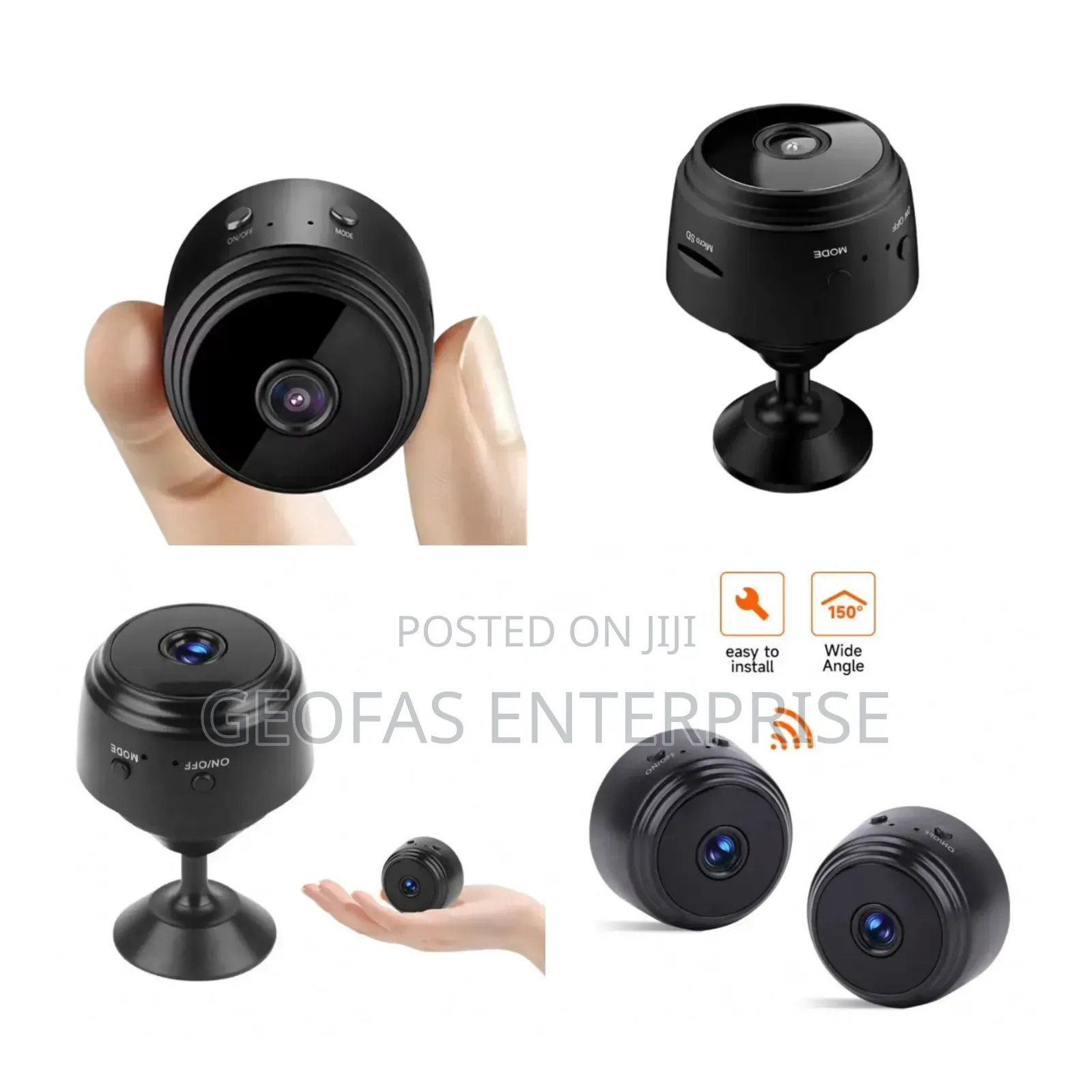 Mos Mini Network Security in Out Door Magnetic Video Camera