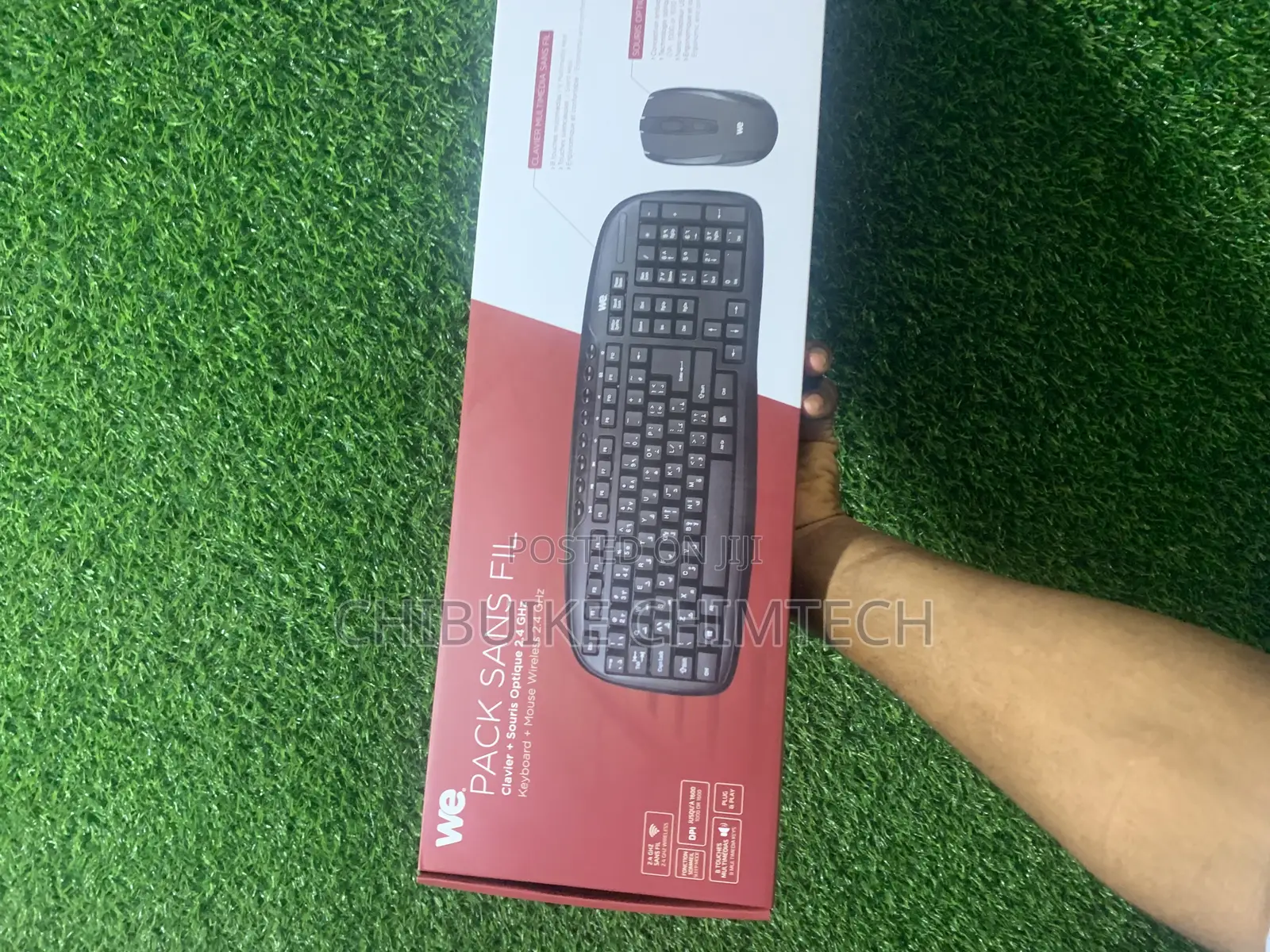 We Pack Sans Fil Wireless Keyboard and Mouse Combo