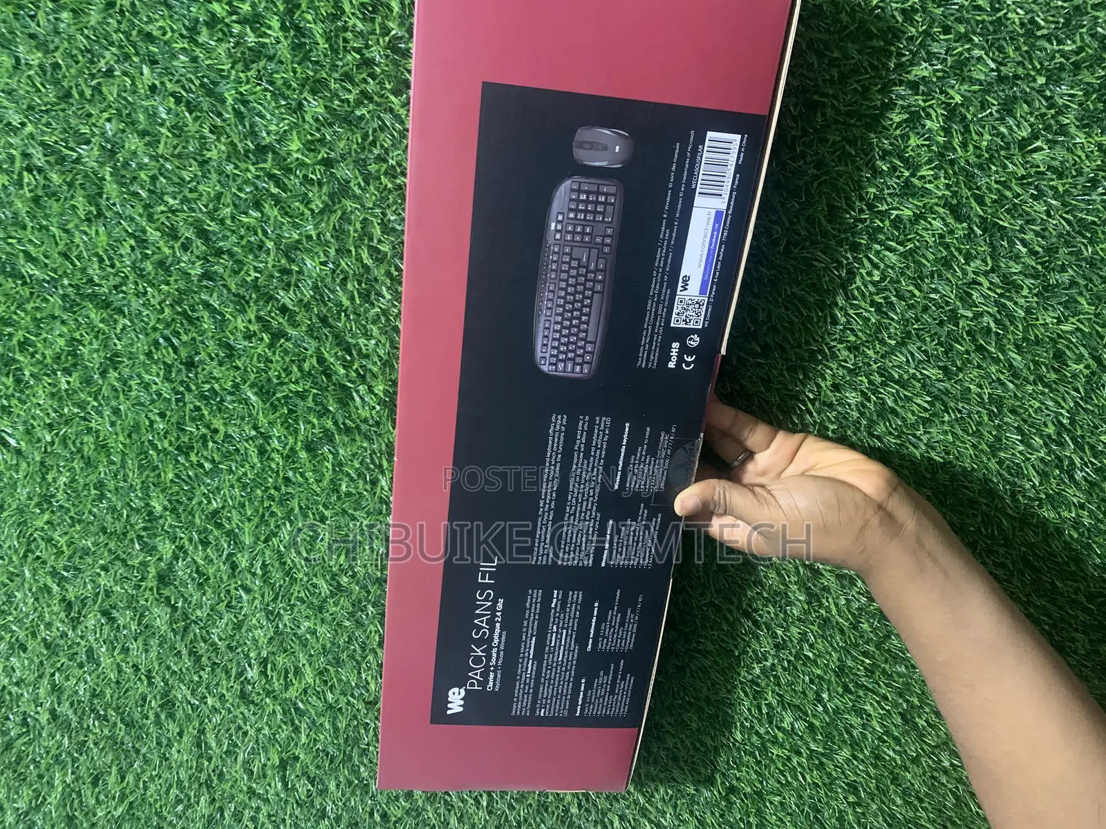 We Pack Sans Fil Wireless Keyboard and Mouse Combo