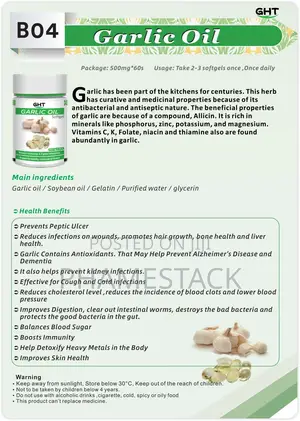 GHT Garlic Oil Softgel