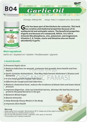 GHT Garlic Oil Softgel