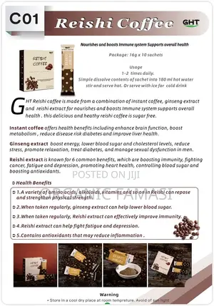 GHT Reishi Coffee