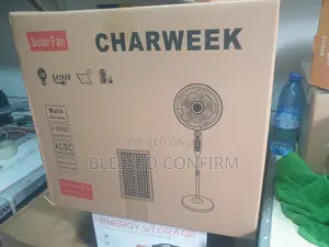 Oreginald Rechargeable Solar Standing Fan