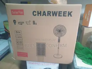 16" All in One Solar Rechargeable Fan